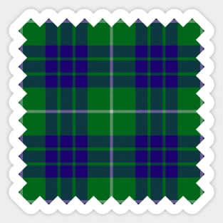 Clan Hamilton Green Hunting Tartan Sticker